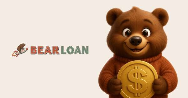 The picture thebearloan.com shows when its homepage is shared
